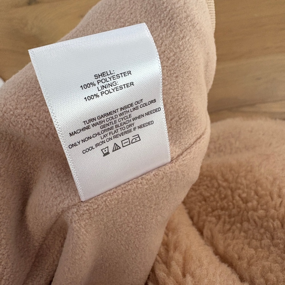 MAREA Soft Tan Sherpa Jacket - Picture 4 of 4